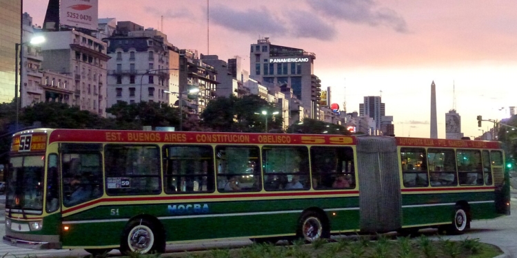 Colectivo de la línea 59 en Buenos Aires
