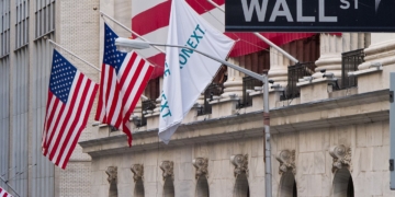 Bolsa de Nueva York en Wall Street
