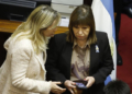 Sesión del Senado de la Nación durante el debate de la reforma del BCRA
