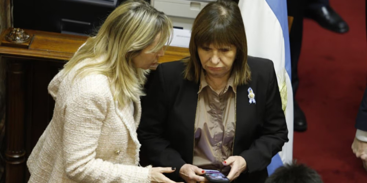 Sesión del Senado de la Nación durante el debate de la reforma del BCRA