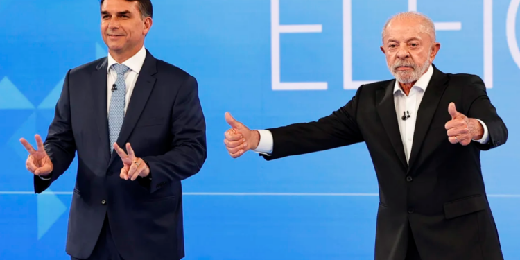 Flavio Bolsonaro y Lula - Andre Coelho/EFE/EFE