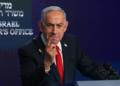 TOPSHOT - Israeli Prime Minister Benjamin Netanyahu gives a press conference in Jerusalem on May 21, 2025. Netanyahu said on May 21 that he was ready for a "temporary ceasefire" to guarantee the return of hostages held in Gaza, of whom 20 are "certainly" alive. (Photo by Ronen Zvulun / POOL / AFP) (Photo by RONEN ZVULUN/POOL/AFP via Getty Images)