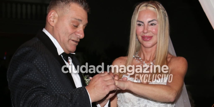 El Turco García y Mariela Prieto se casaron tras más de 30 años de relación