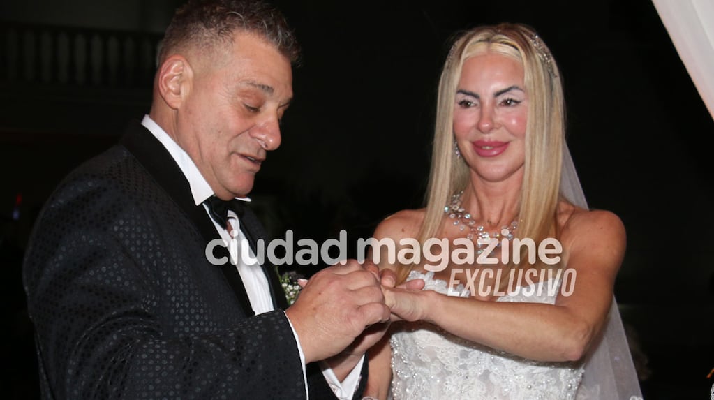 El Turco García y Mariela Prieto se casaron tras más de 30 años de relación