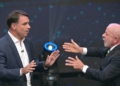 Lula y Flávio Bolsonaro debatieron con acusaciones cruzadas antes del balotaje